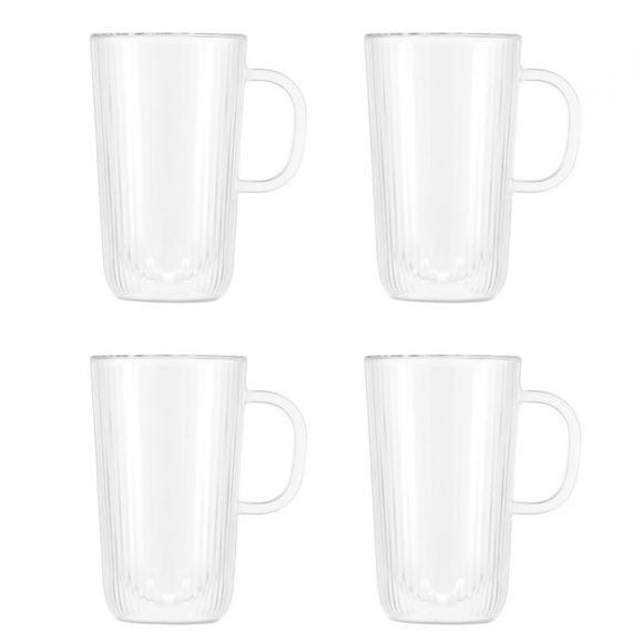BODUM DOURO Double Wall Mugs 13.5oz (set of 4) - Picture 2 of 2